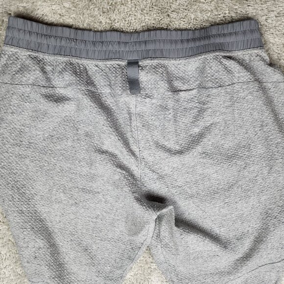 Lululemon Men Grey Silver Drawstring Diamond Jogger Size 2XL XXL Casual Stretch - Picture 7 of 9